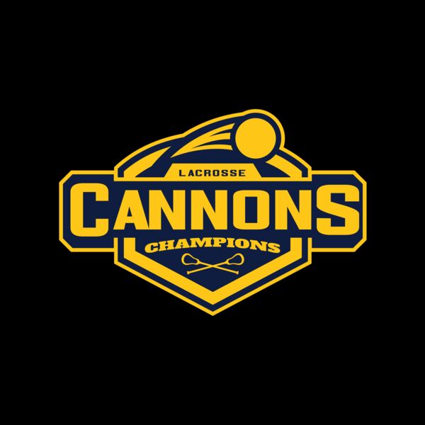 Cannons Champions Lacrosse Logo Template Thumbnail
